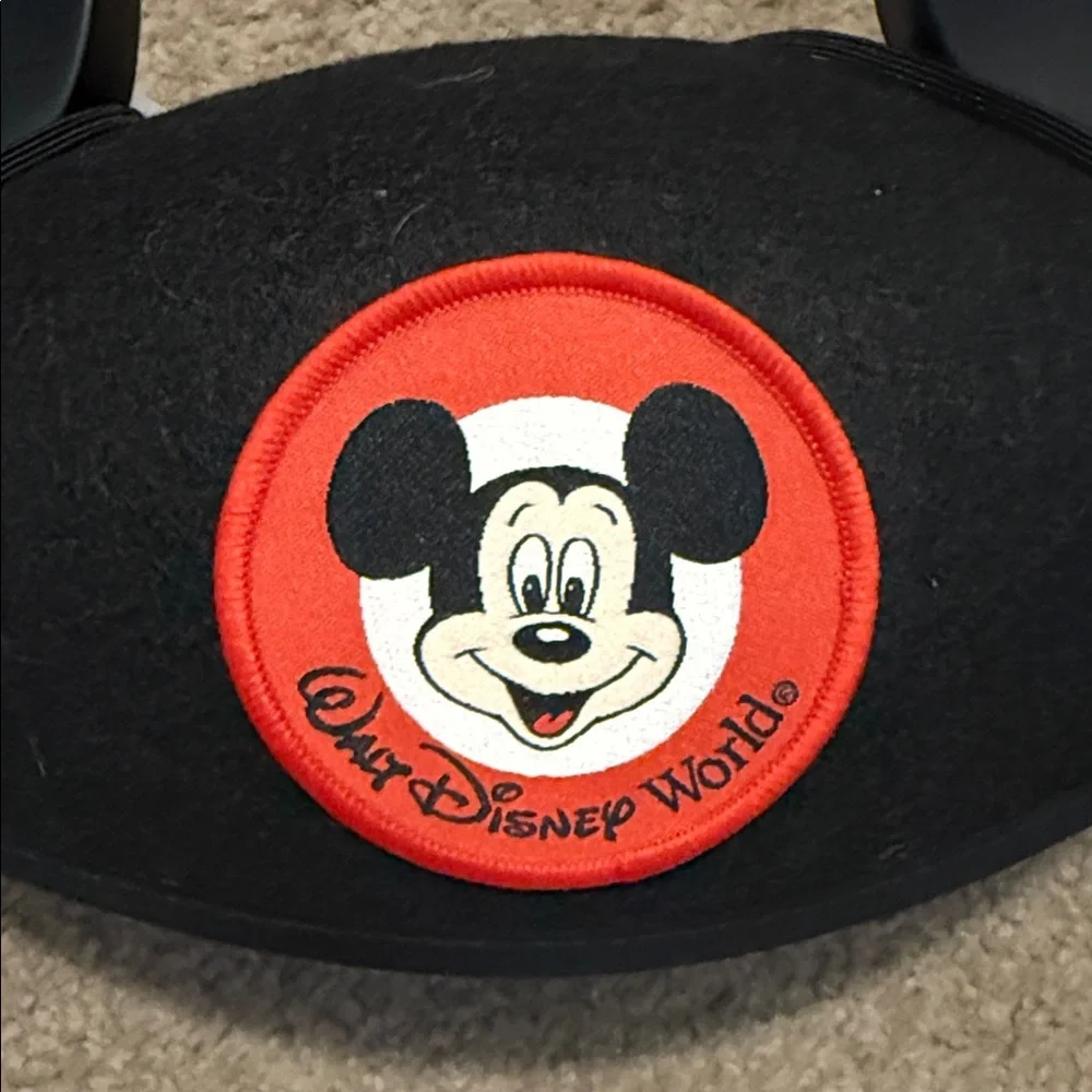 Disney Mickey Mouse Ears Hat - Black and Red - Picture 5 of 6